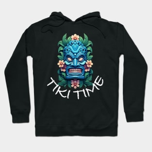 Tiki Time, with White Lettering Hoodie